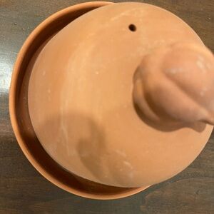 Norpro Terra Cotta Garlic Roaster – Bulb Lid & Glazed Base USED